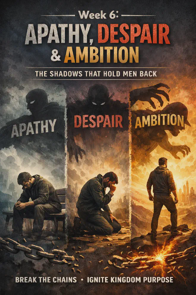 Week 6: Apathy, Despair &amp; Ambition